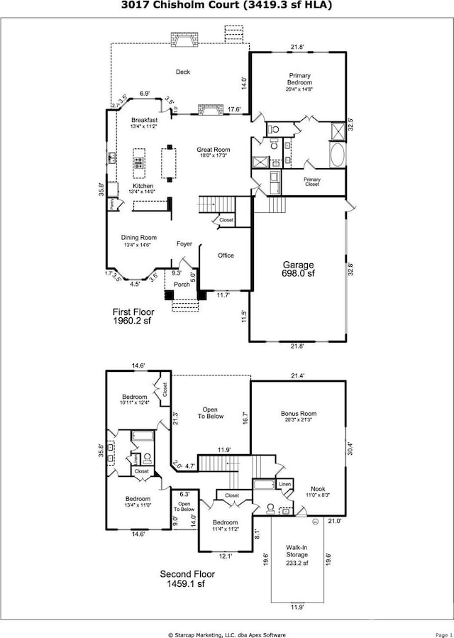 3017 Chisholm Ct, Waxhaw, NC 28173 - property floor plan
