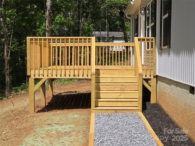 28 Mcgee Hill Rd, Fairview, NC 28730 - view of wooden deck