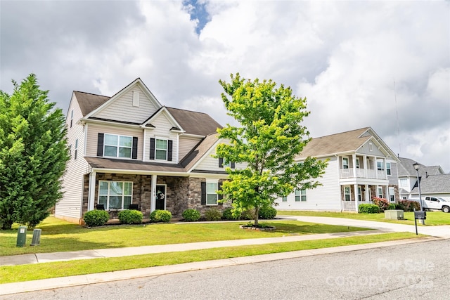 128 Millen Dr, Mooresville, NC 28115 - view of front of property with a front lawn