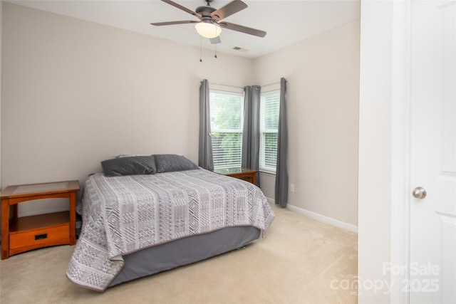 128 Millen Dr, Mooresville, NC 28115 - carpeted bedroom featuring baseboards and a ceiling fan