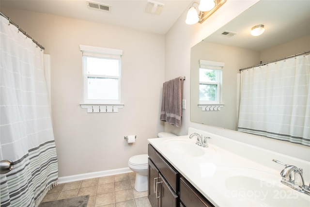 128 Millen Dr, Mooresville, NC 28115 - bathroom with double vanity and curtained shower