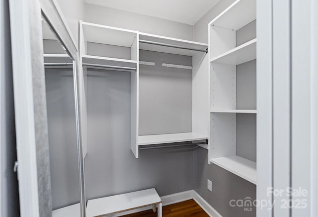 3808 Severn Ave, Charlotte, NC 28210 - spacious closet with dark wood-type flooring
