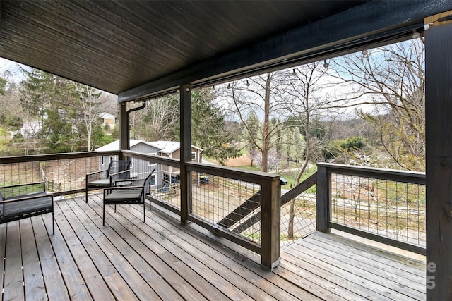 view of deck