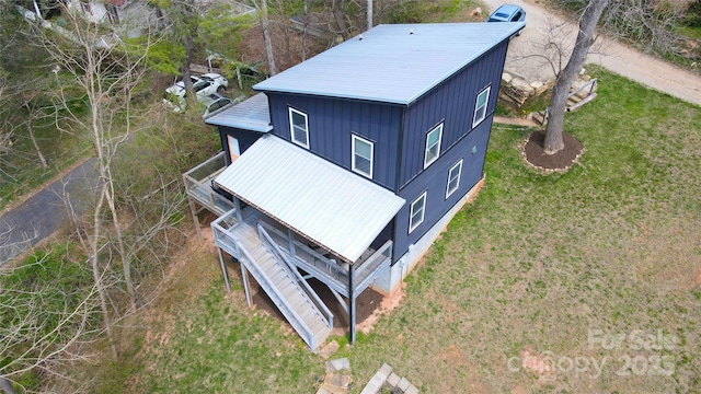 drone / aerial view