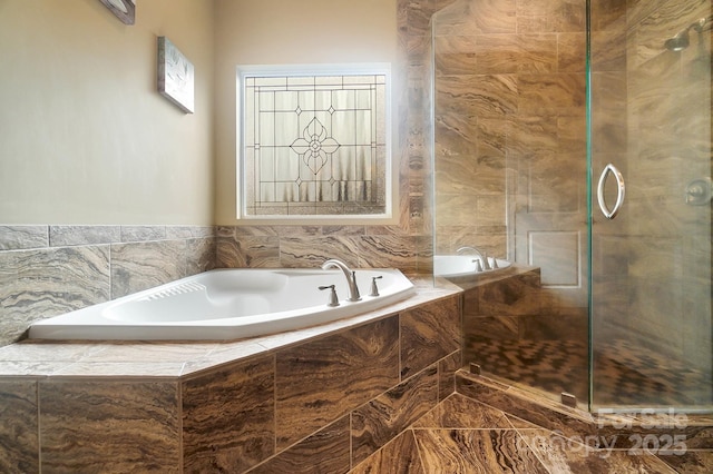 226 Hermance Ln, Mooresville, NC 28117 - bathroom featuring a shower stall and a bath
