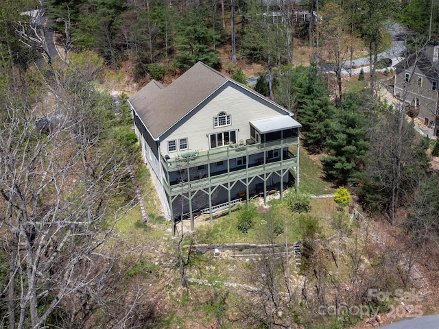 172 Sunny Ridge Rd, Hendersonville, NC 28739 - bird's eye view