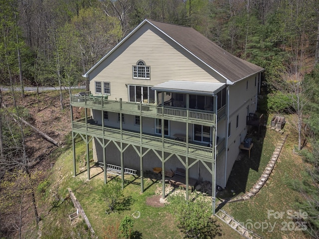 172 Sunny Ridge Rd, Hendersonville, NC 28739 - exterior space featuring a view of trees