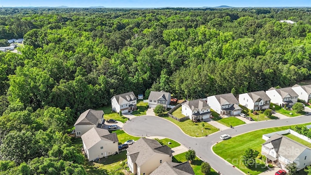 352 Nantucket Way, Rock Hill, SC 29732 - aerial overview of property's location with a heavily wooded area and nearby suburban area