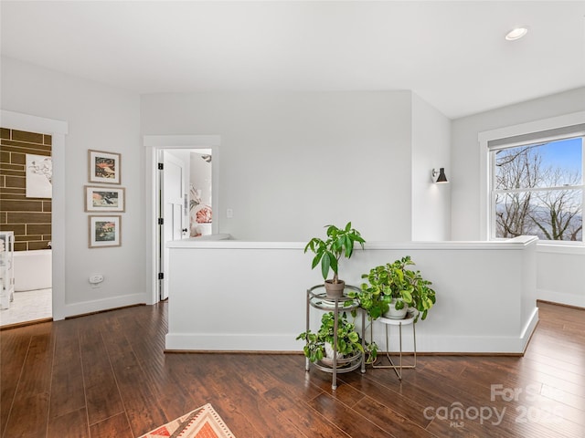 322 Windswept Dr, Asheville, NC 28801 - interior space with baseboards, recessed lighting, and hardwood / wood-style flooring