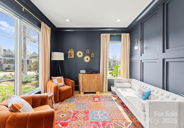 300 Mammoth Oaks Dr, Charlotte, NC 28270 - living room with recessed lighting