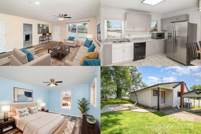 400 E 1st St, Cherryville, NC 28021 - view of marketing collateral with multiple images
