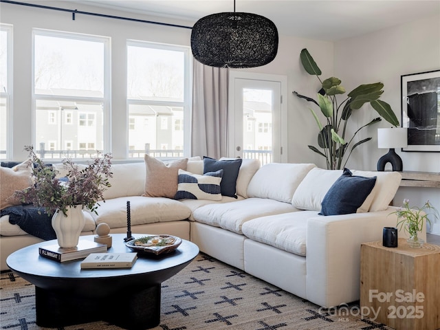 view of living area