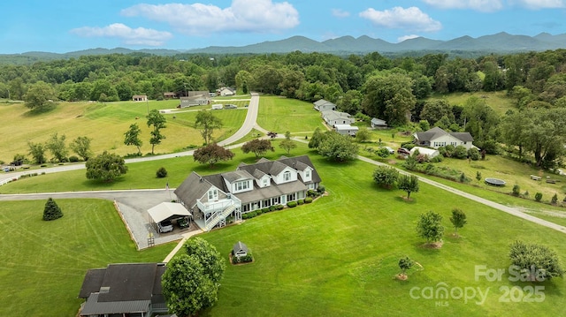 727 Jenkins Valley Rd, Alexander, NC 28701 - bird's eye view of a mountainous background
