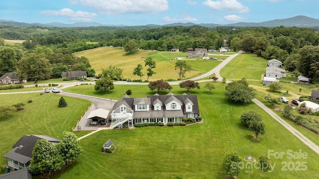 727 Jenkins Valley Rd, Alexander, NC 28701 - view from above of property featuring mountains
