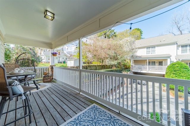 view of deck