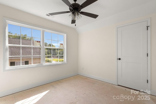 341 Bynum Ave, Rock Hill, SC 29732 - unfurnished room with plenty of natural light and a ceiling fan