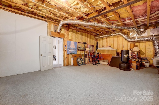 4633 River Bluff Ct, Charlotte, NC 28214 - unfinished below grade area featuring carpet