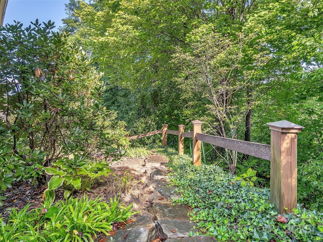 54 Deep Valley Ln, Hendersonville, NC 28791 - view of yard