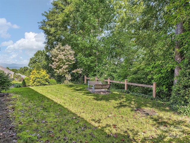 54 Deep Valley Ln, Hendersonville, NC 28791 - view of yard