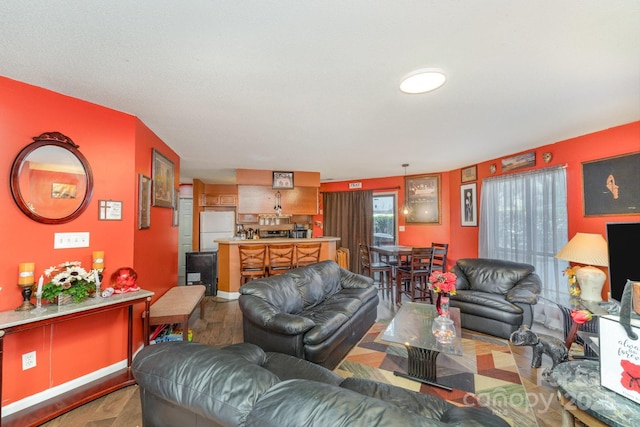 8175 Cedar Glen Dr, Charlotte, NC 28212 - living area with wood finished floors