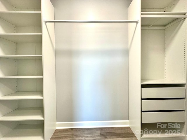 view of closet