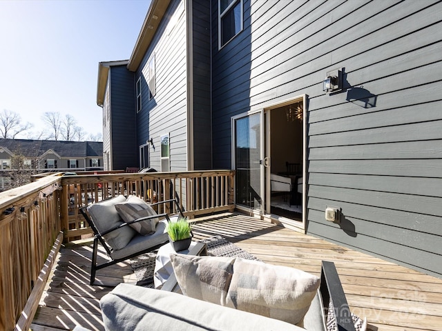 1814 Shumard Ln, Charlotte, NC 28205 - view of wooden terrace