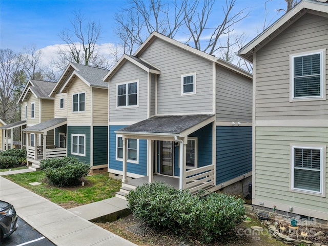 129 Aurora Dr Unit 7, Asheville, NC 28805 - view of front of property featuring covered porch