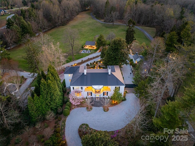 drone / aerial view