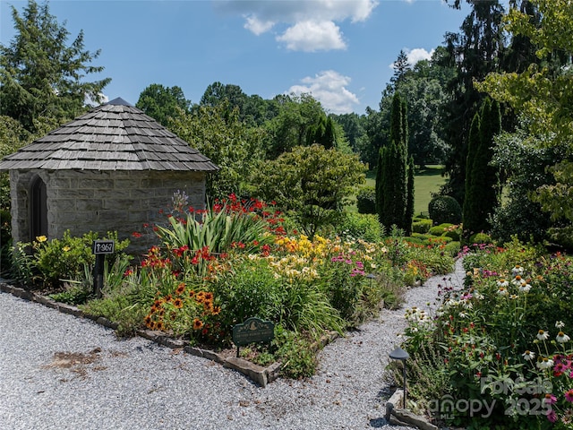 365 Sherwood Dr S, Flat Rock, NC 28731 - view of yard