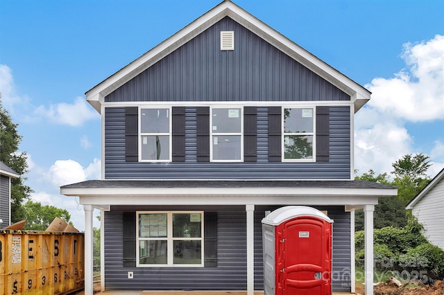 513 Harrel St, Salisbury, NC 28144 - view of front of home featuring a porch and board and batten siding