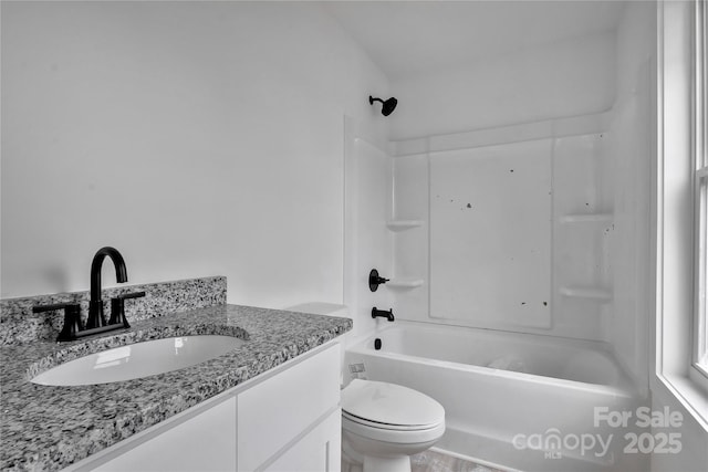 513 Harrel St, Salisbury, NC 28144 - full bathroom with toilet, tub / shower combination, and vanity