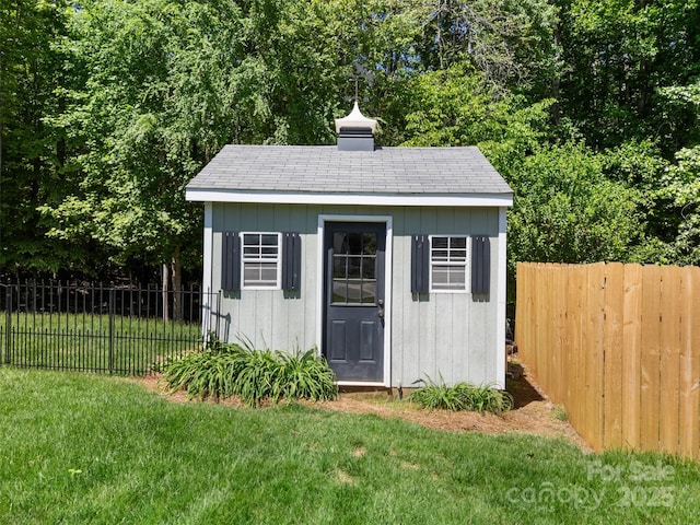 4323 Wiregrass Rd, Indian Land, SC 29707 - view of shed featuring fence