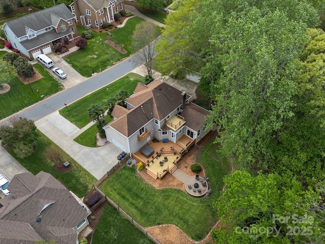 9009 Stourbridge Dr, Huntersville, NC 28078 - aerial perspective of suburban area