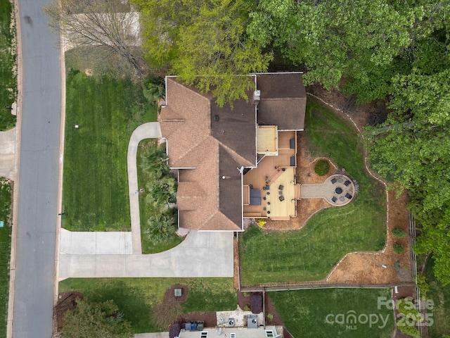 9009 Stourbridge Dr, Huntersville, NC 28078 - view from above of property