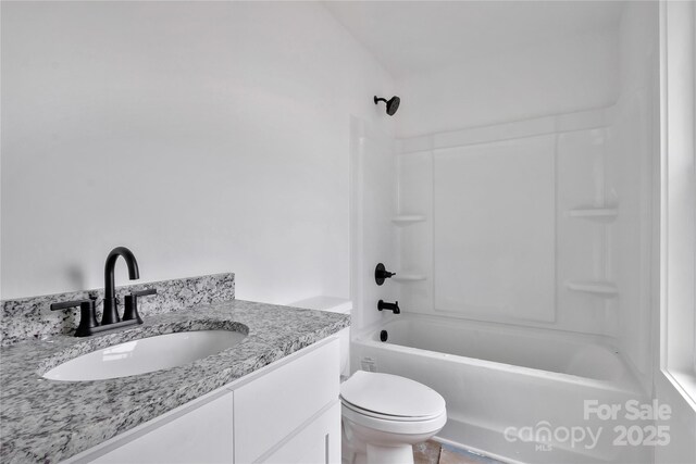 515 Harrel St, Salisbury, NC 28144 - full bath featuring toilet, bathtub / shower combination, and vanity