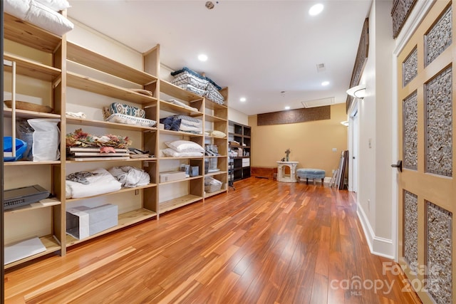 storage featuring visible vents