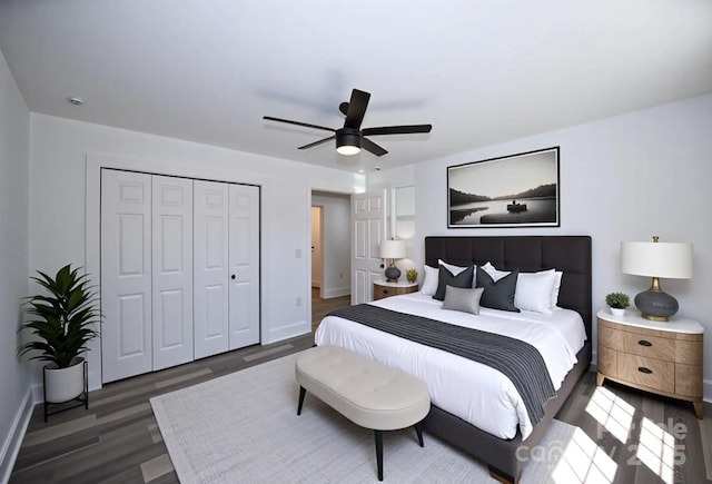 621 Cauthen St, Rock Hill, SC 29730 - bedroom with wood finished floors, baseboards, and a closet