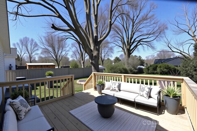 621 Cauthen St, Rock Hill, SC 29730 - deck with outdoor lounge area