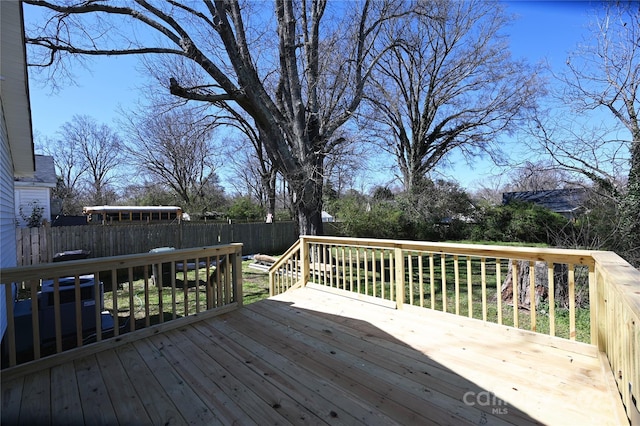 621 Cauthen St, Rock Hill, SC 29730 - wooden deck with a fenced backyard