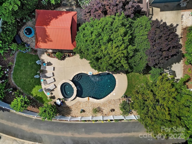 drone / aerial view