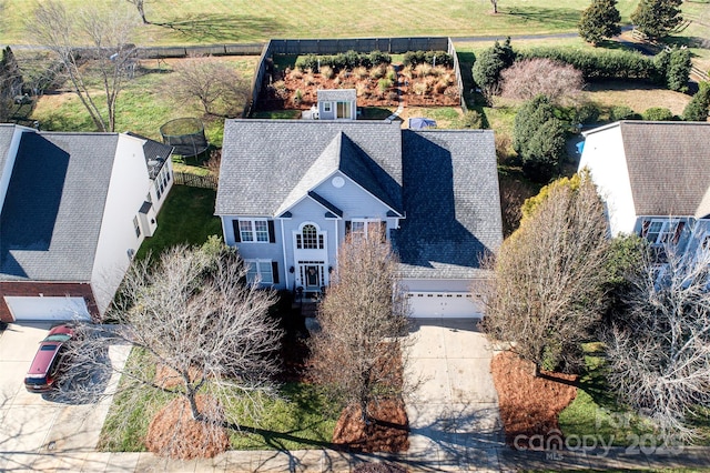 drone / aerial view