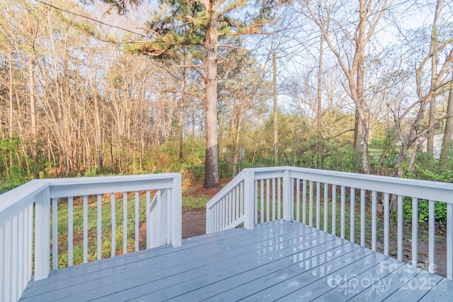 6282 Richburg Rd, Great Falls, SC 29055 - view of wooden deck