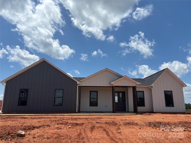 1370 Coppergate Dr, Salisbury, NC 28147 - modern inspired farmhouse featuring board and batten siding and covered porch