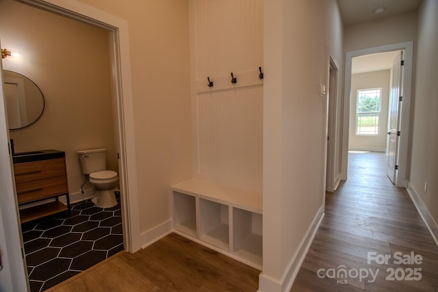 1370 Coppergate Dr, Salisbury, NC 28147 - mudroom featuring wood finished floors