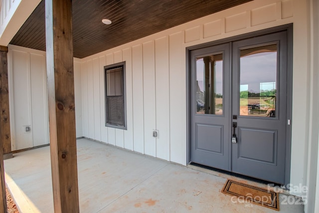 1370 Coppergate Dr, Salisbury, NC 28147 - doorway to property with french doors