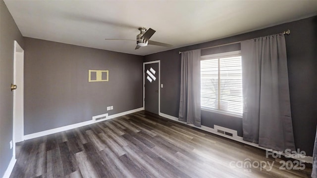 11 Season Ln, Asheville, NC 28805 - unfurnished room with ceiling fan and wood finished floors