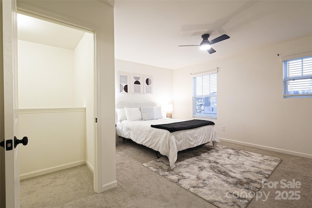 13024 Suncreek Ter, Charlotte, NC 28214 - carpeted bedroom with a ceiling fan and baseboards