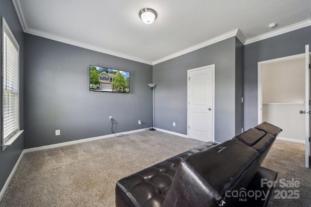 117 Cramerton Mills Parkway, Cramerton, NC 28032 - cinema featuring carpet floors, baseboards, and ornamental molding