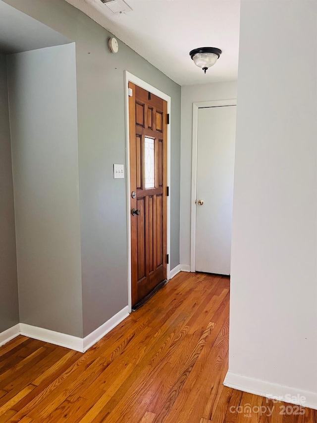 3232 Wilson Heights Dr, Hildebran, NC 28637 - entrance foyer featuring light wood-style floors and baseboards