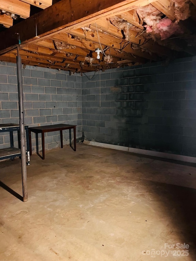 3232 Wilson Heights Dr, Hildebran, NC 28637 - view of unfinished below grade area